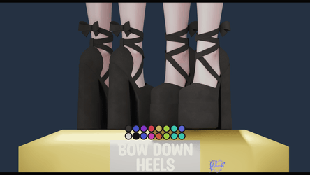 Bow Down Heels  |  VrBase & SlimFit