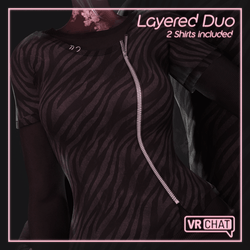 Layered Duo Shirt for VRChat