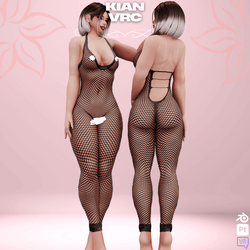 Netted Nights Bodysuit | Vrchat