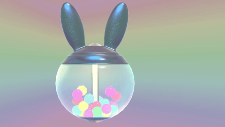 Bunny Gumball Machine