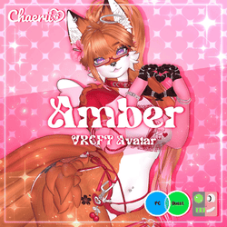 Amber by Chaerii 💗 VRCFT | PC & QUEST | Furry Avatar