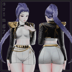 Rumi's Golden Cosplay
