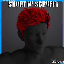 Short N' Scruffy | 3D Asset | Personal/Commercial License