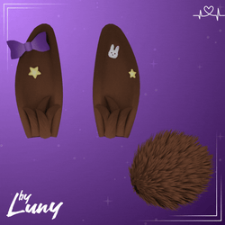 Small Bunny Ears & Tail 