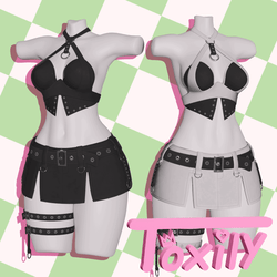 Moody Leather Set - VRChat Outfit