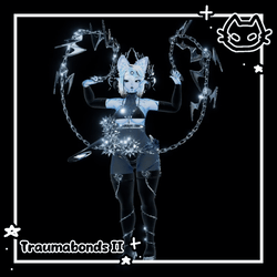 † ཐི❤︎ཋྀ † TRAUMABOND II  † ཐི❤︎ཋྀ † Dancer flow chains \ chain ribbons  † ཐི❤︎ཋྀ †  VrChat Asset