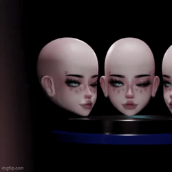 Love Stroke Akii Female Head Textures (10 pack)