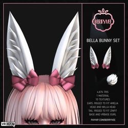 BELLA BUNNY SET | RIGGED | VRCHAT ASSET