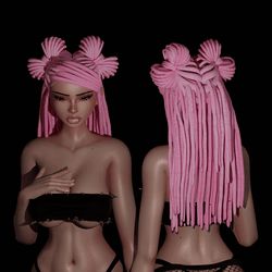Loc'd Bow Buns