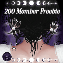 ☽ 200 Members Freebie Hair Pin ☾