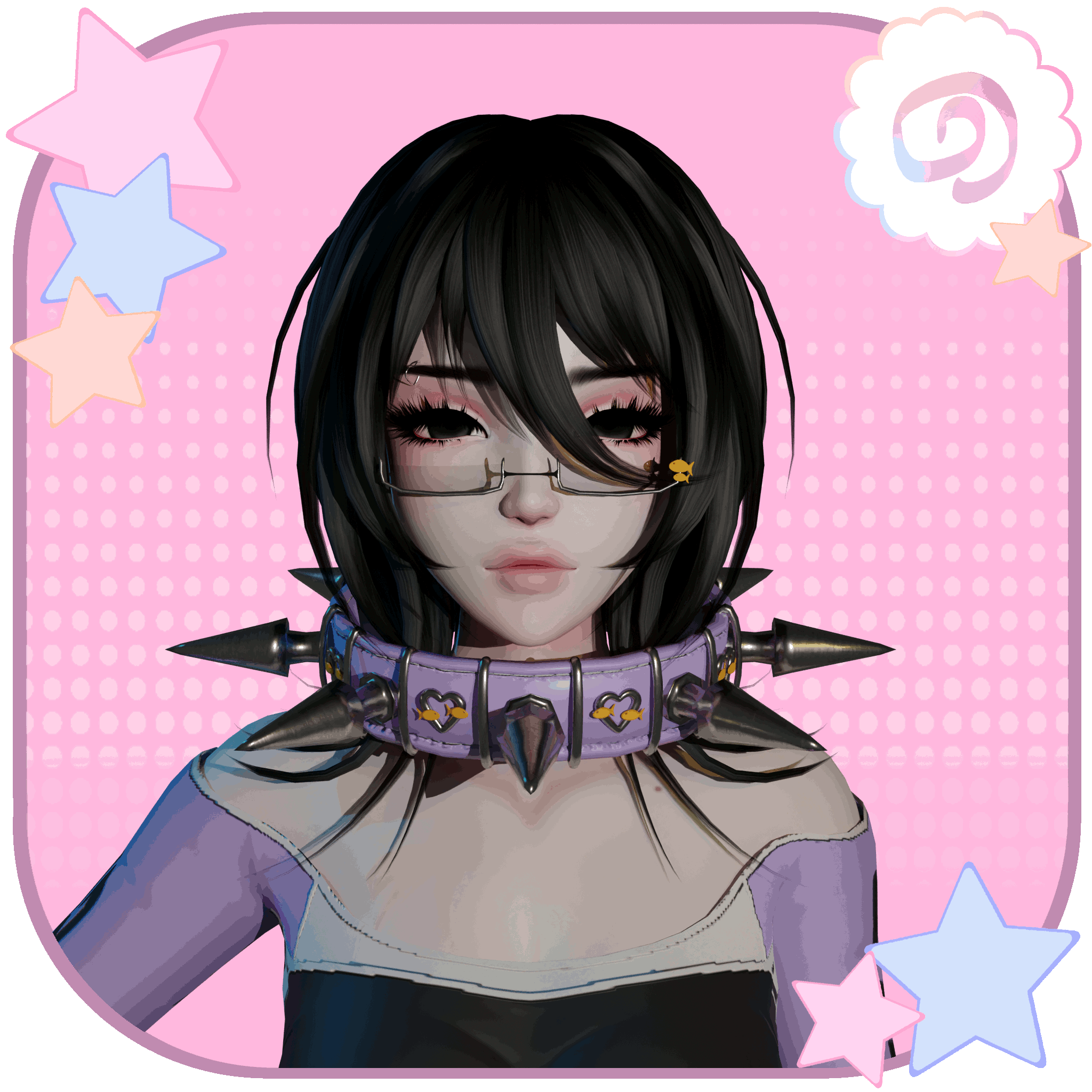 Fishy Collar & Glasses | VRChat |