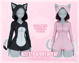Kitty Romper [FIT, RP, E-GIRL & ANIME BASE]