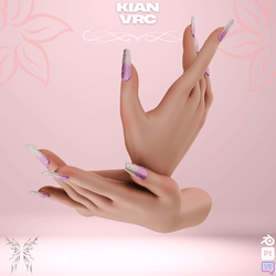 Dreamy Nail [VRChat Asset] [Server Freebies]