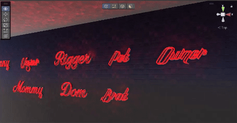 BDSM Neon Signs