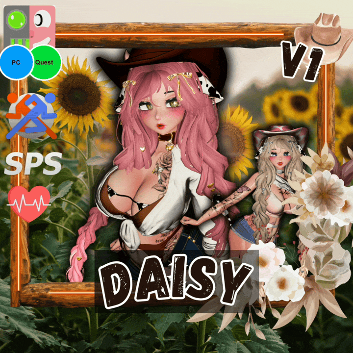 🐄 Daisy the Cowgirl | Vrcft + Quest + Furry