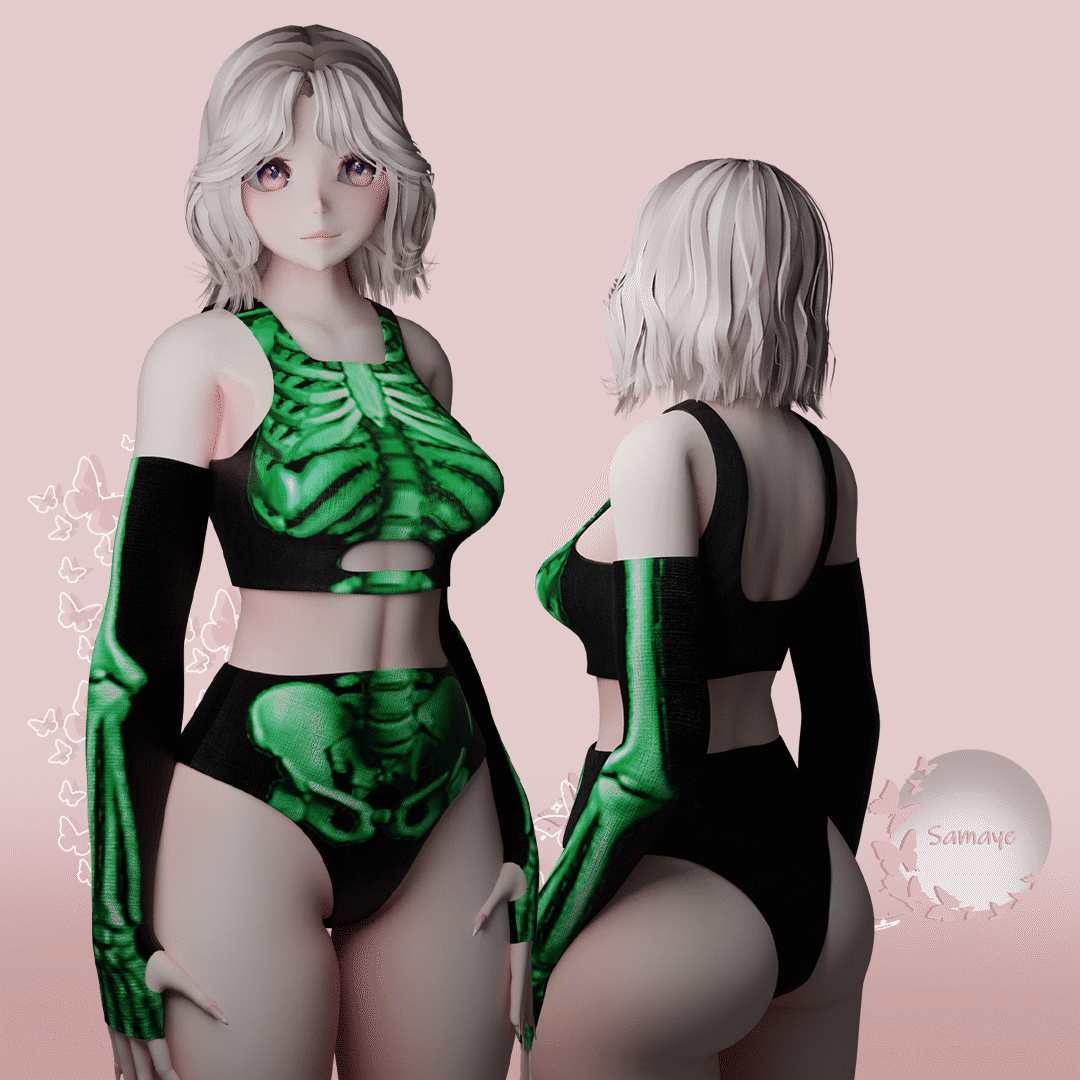 Skeleton Rave Outfit - Zinfit