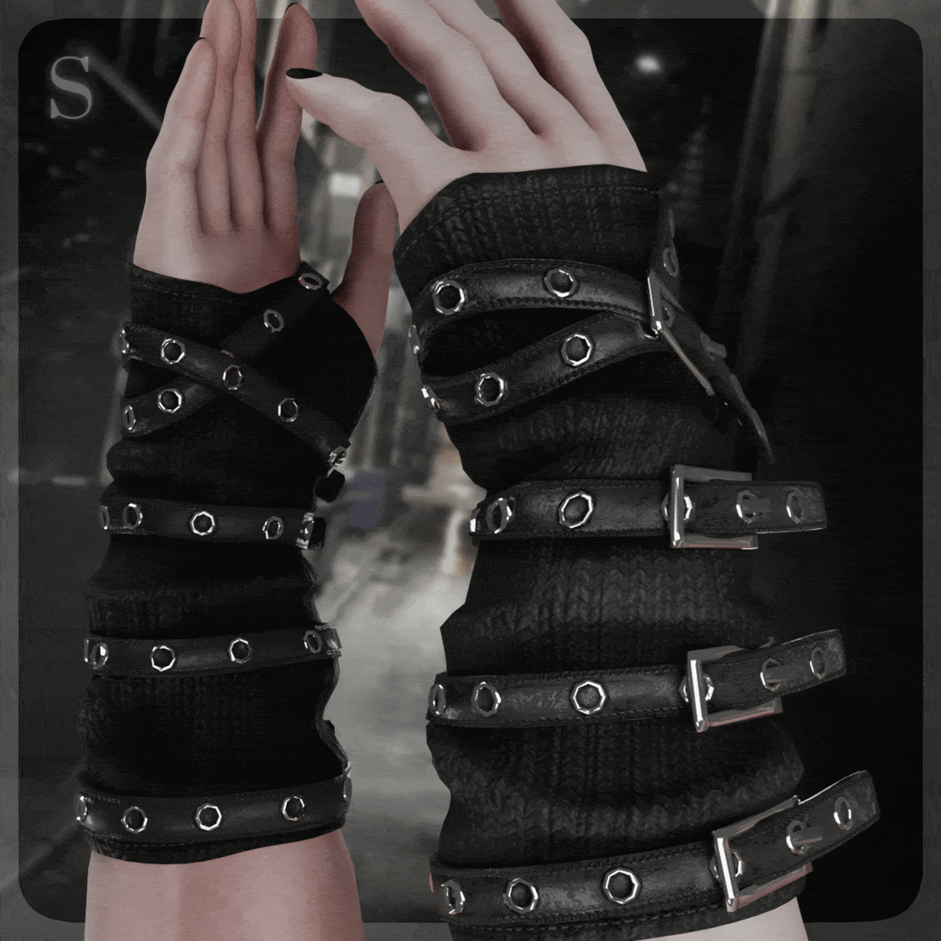 Belted Arm-Warmers