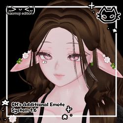 GM's Additional Emote System 1.6 ✧ Kaomoji Edition ✧Add in Unity OR Blender ✧ QUEST COMPATIBLE Vrchat Asset