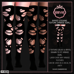 RIPPED STOCKINGS TEXTURE (VRBASE EGIRL) | VRCHAT TEXTURE