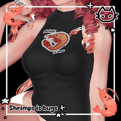 ࣪ ˖🦐.ᐟ Shrimps is Bugs  ࣪ ˖🦐.ᐟ FREE  ࣪ ˖🦐.ᐟ Shirt, VRBase Egirl  ࣪ ˖🦐.ᐟ