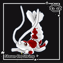 ࣪ ˖🦐.ᐟ Steven the Shrimp  ࣪ ˖🦐.ᐟ Shrimp Follower, Shrimp Plush  ࣪ ˖🦐.ᐟ