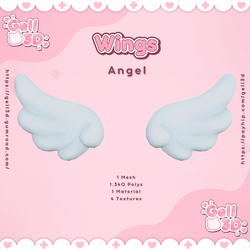 Wings (#4) Angel - VRChat Asset