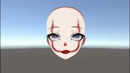 Clown makeup SET (Willa head)