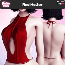 Red Halter [VRChat Asset]