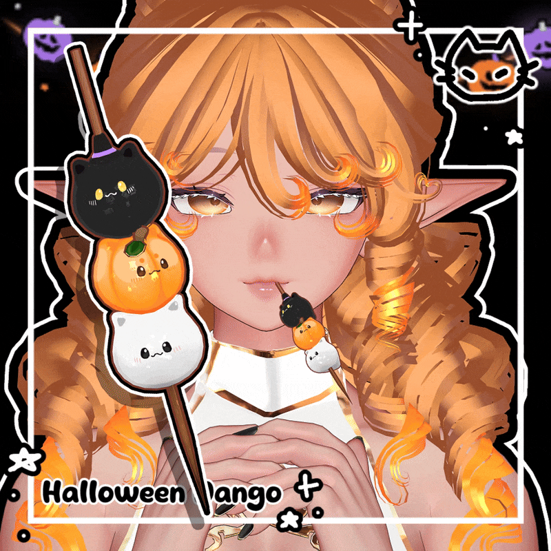 🎃👻🍬 Hallowen Dango 🦇💀🧡 Mouth Charm Pack 🦇💀🧡