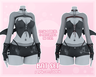 Bat Set [FIT, RP, E-GIRL & ANIME BASE]