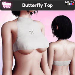 Butterfly Top [VRChat Asset]