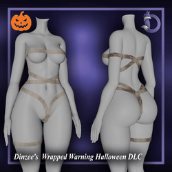 Dinzee's Wrapped Warning Halloween DLC
