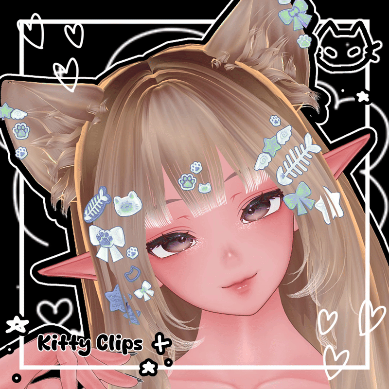 ⋆˚🐾˖° Kitty Clips ⋆˚🐾˖°  Cat Charms ⋆˚🐾˖