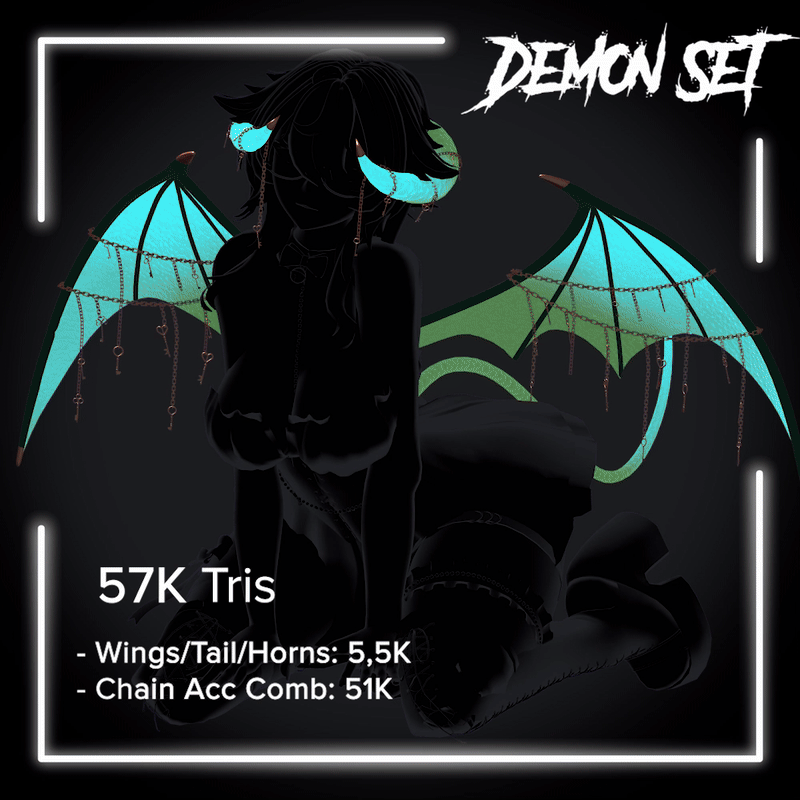 Demon Set ( Horns | Wing | Tail )