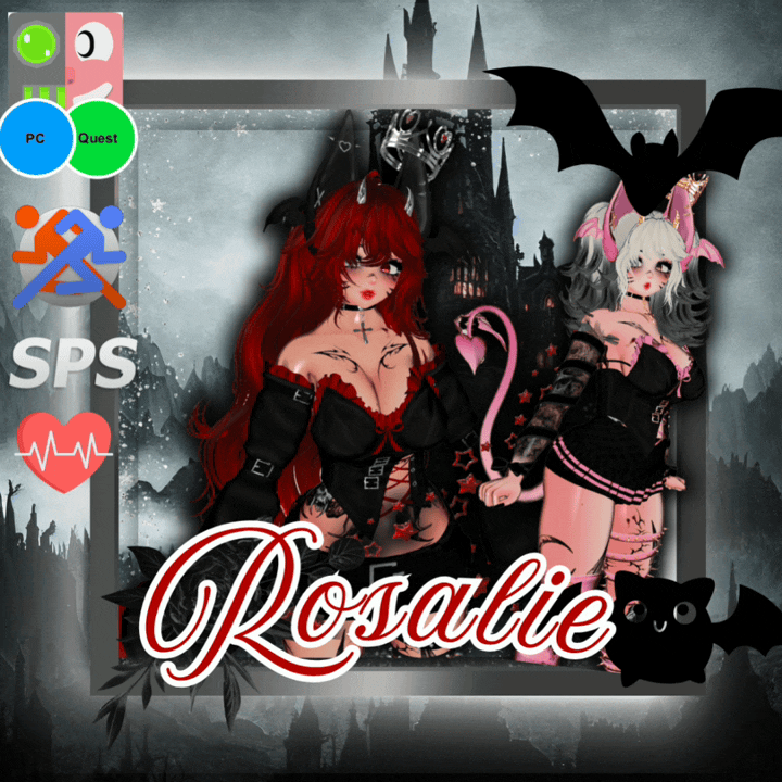 🦇 Rosalie the Vampire | Vrcft + Pc + Quest