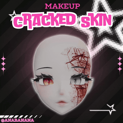 🩸 Cracked Skin Makeup | Cici + Starlight