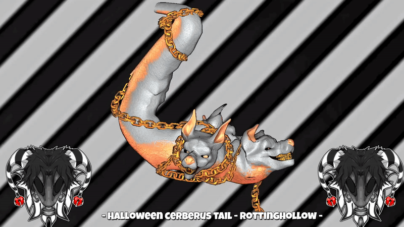 Halloween Cerberus Tail