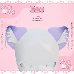 Ears (#3) Piercings - VRChat Asset - Commercial Use