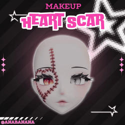 ❤️ Heart Scar Makeup | Cici + Starlight