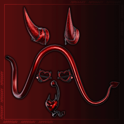 Demon set by Miriaaam - Commercial use