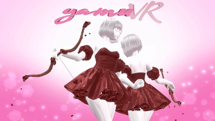 Rose Dress with Bow & Arrow