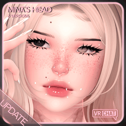 Mina's Head for VRChat [UE VRCFT] 3 Versions!