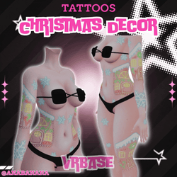 🎄Christmas Decor Tatts | Vrbase + Akii + Zinfit F/M