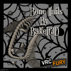 Bone Tails (VRCFURY) (PERSONAL/COMMERCIAL LICENSE)