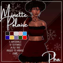 "Minette Polaire" - Crop Set for VRChat
