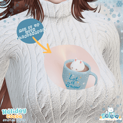 Holiday Cocoa - Small Avatar Prop (Handhold or Chest)