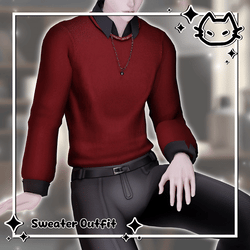 ⋆⁺₊❅ Male Sweater Outfit   ❅⁺₊⋆ Outfit Set 🎁 ❅⁺₊⋆  Christmas Outfit, Akii base, VRBASE EBOY