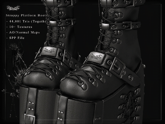 Strappy Platform Boots