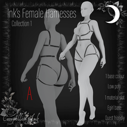 Ink's FEMALE harnesses