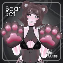 Bear Set ( Hair | Tail & Ears | Paws | Fish )